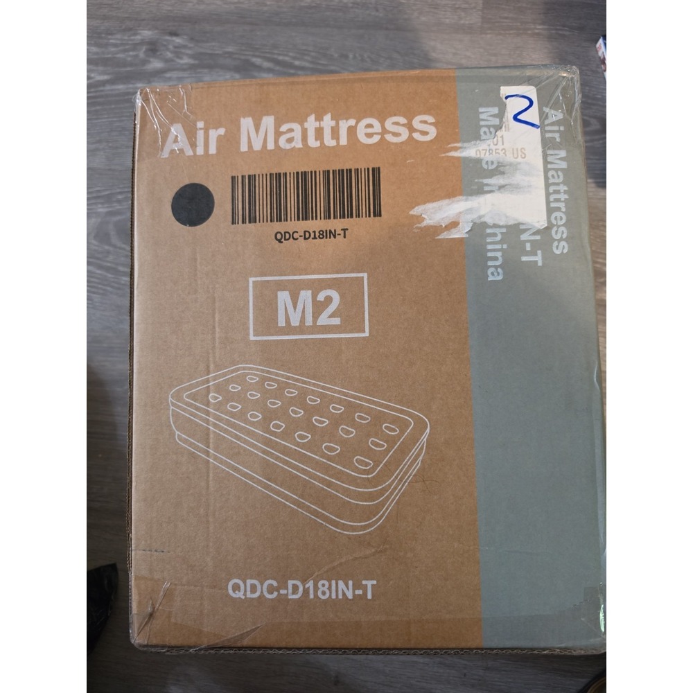 Intex 18in Twin Dura-Beam Comfort-Plush Airbed with QuickFill Plus Internal Pump